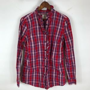 Gap | Ruffle Collar Button Down Top